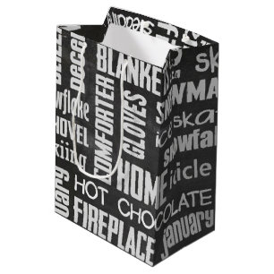 Winter Chalkboard Collage