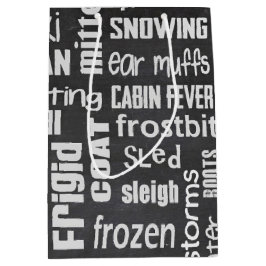 Winter Chalkboard Collage