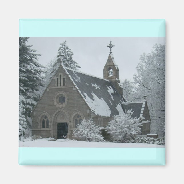 Winter Chapel Magnet (Framsidan)