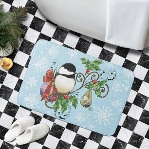 Winter Chickadee-jul Badrumsmatta