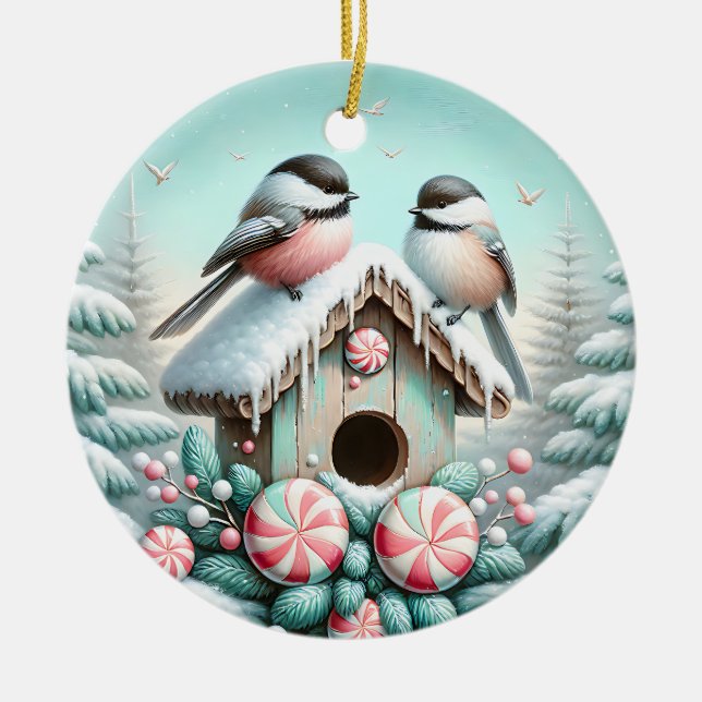 Winter Chickadee Ornament (Framsidan)