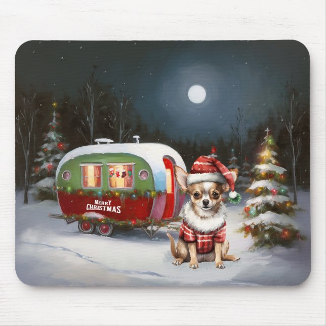 Winter Chihuahua Caravan jul Äventyr Musmatta (Framsidan)