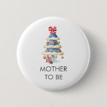 Winter Christmas Tree Mother To Be Baby Shower