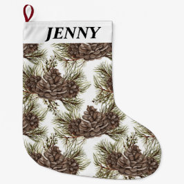 WINTER CHRISTMAS VIBES stora julklump Stor Julstrumpa