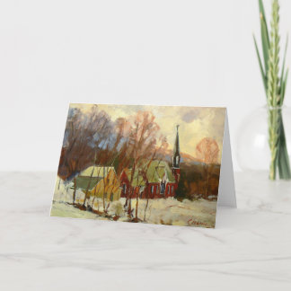 "Winter Church"-Helgdag-kort Helgkort