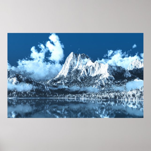 Winter Cliffs Poster (Framsidan)