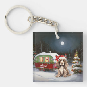 Winter Cocker Spain Caravan jul Äventyr