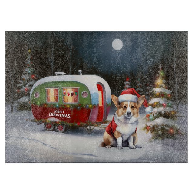 Winter Corgi Caravan jul Äventyr (Framsidan)
