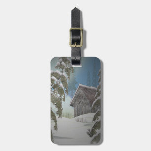 Winter Cottage Bagagebricka