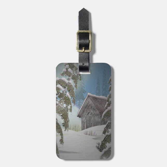 Winter Cottage Bagagebricka (Vertikal Framsida)