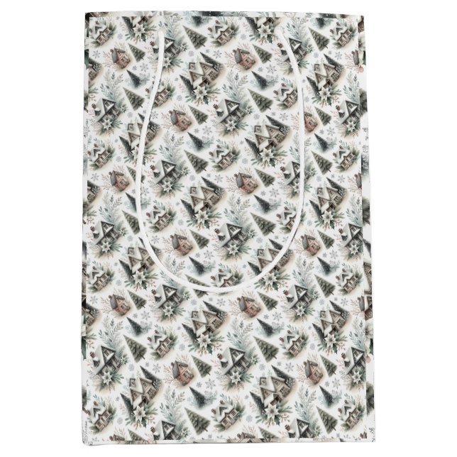 Winter Cottage Snowfall Pattern (Framsidan)