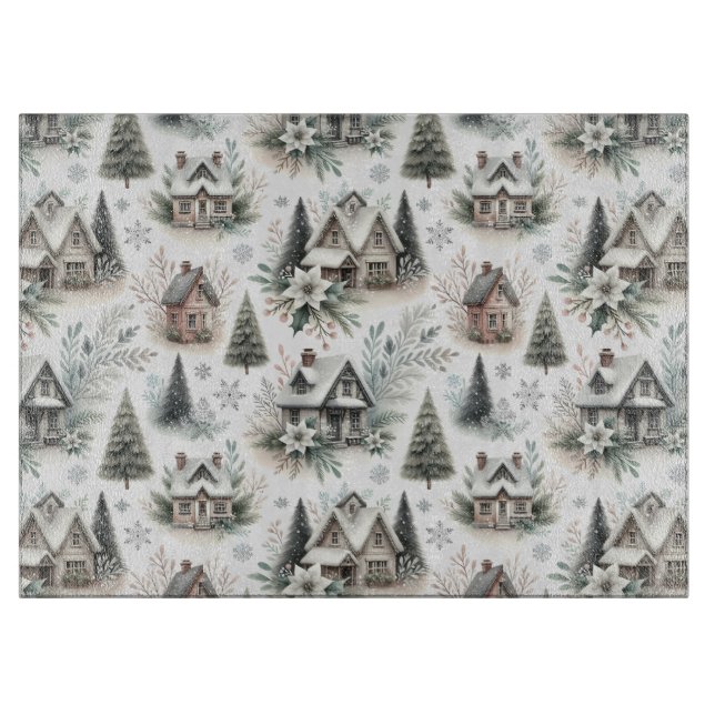 Winter Cottage Snowfall Pattern (Framsidan)