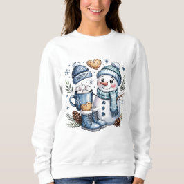 Winter Cozy Snowman T Shirt