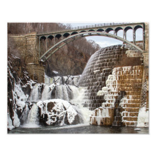 Winter, Croton Dam Fototryck