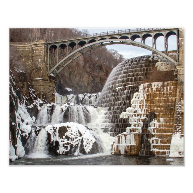 Winter, Croton Dam Fototryck (Framsidan)