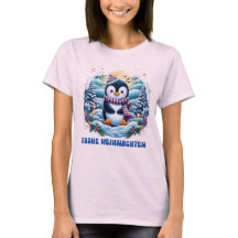 Winter Cute Penguin T-shirt
