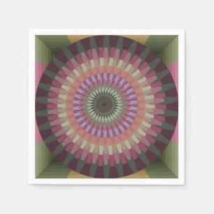 Winter Dahlia in Warm Muted Färg - Alt Pappersservett