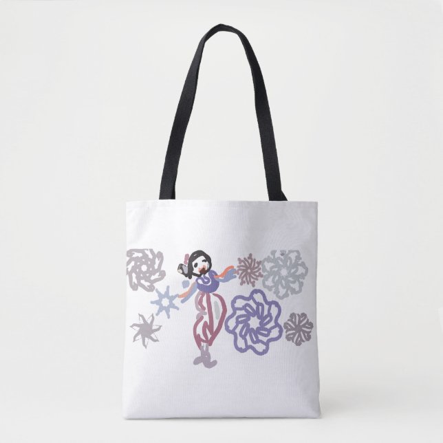 Winter dance beautiful tygkasse (Framsida)