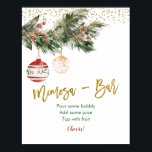 Winter Deck Möhippan Halls Mimosa Pub Poster<br><div class="desc">Winter Deck Möhippan Halls Mimosa Pub Sign</div>