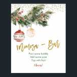 Winter Deck Möhippan Halls Mimosa Pub Poster<br><div class="desc">Winter Deck Möhippan Halls Mimosa Pub Sign</div>