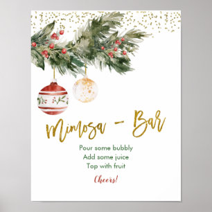 Winter Deck Möhippan Halls Mimosa Pub Poster
