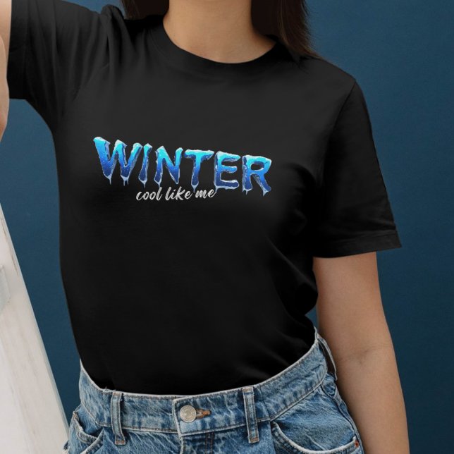 Winter Design Cool like me für für cool Mädchen T Shirt (Skapare uppladdad)