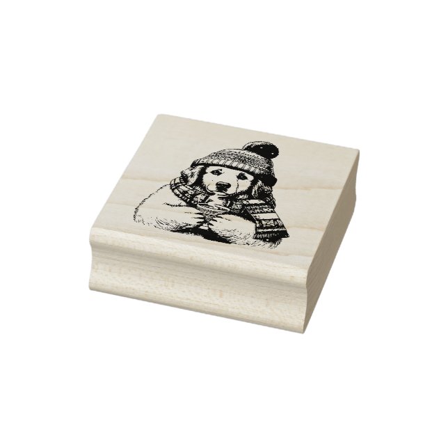 Winter Dog Cocoa Stämpel (Stämpel)