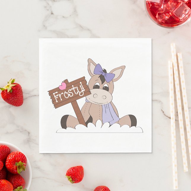 Winter Donkey Pappersservett (Skapare uppladdad)