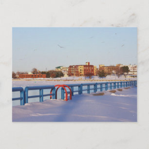 WINTER DOWNTOWN, GRAND HAVEN, MI. USA. VYKORT