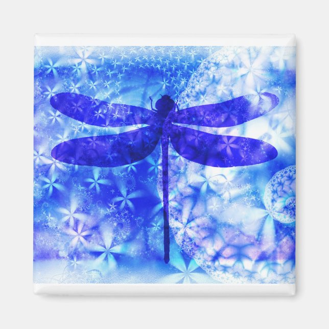 Winter Dragonfly Magnet (Framsidan)