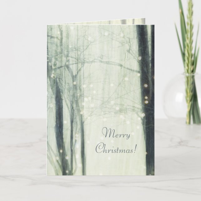 Winter Dream - God jul Hälsning Helgkort (Framsida)
