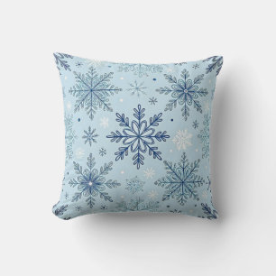 Winter Dreams Snowflake Cushion Kudde
