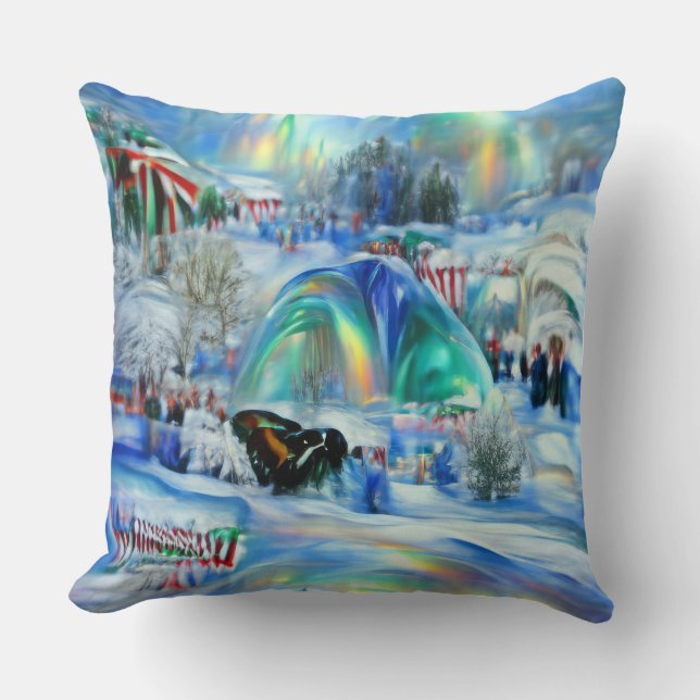 Winter Dreamscape Kudde (Framsida)