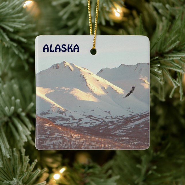 Winter Eagle Julgransprydnad Keramik (Träd)