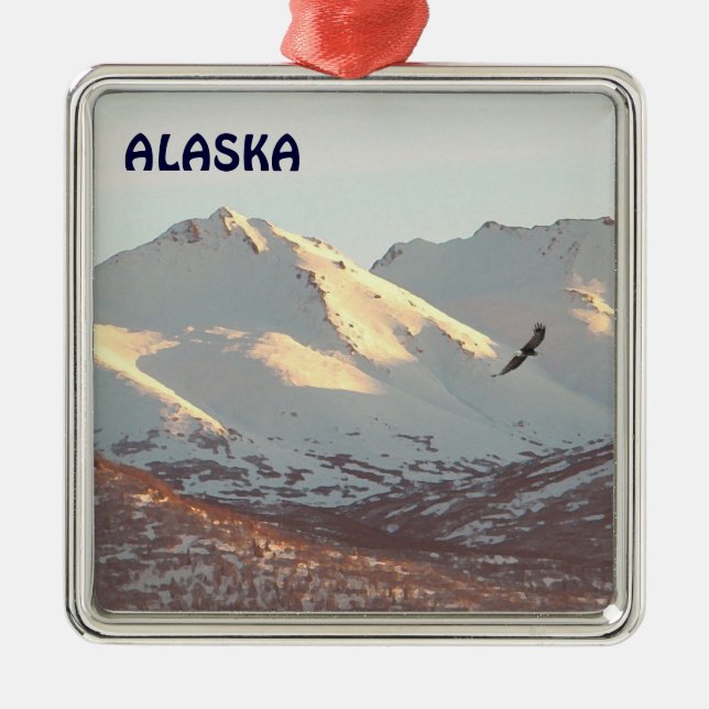 Winter Eagle Julgransprydnad Metall (Framsidan)