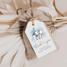 Winter Elephant Boy Baby Shower