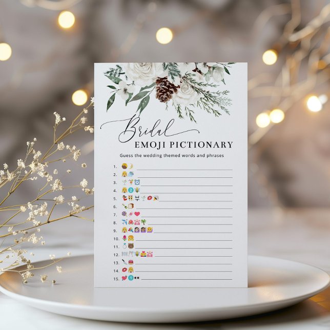 Winter evegreen möhippa emoji pictionary (Skapare uppladdad)