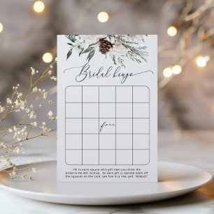 Winter evergreen möhippa bingo-spel