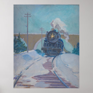 Winter Express - Kulhanek Tåg Scene (1968) Poster