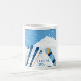 Winter Extreme Sports Kaffemugg