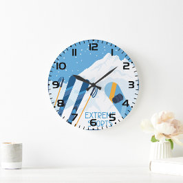 Winter Extreme Sports Stor Klocka