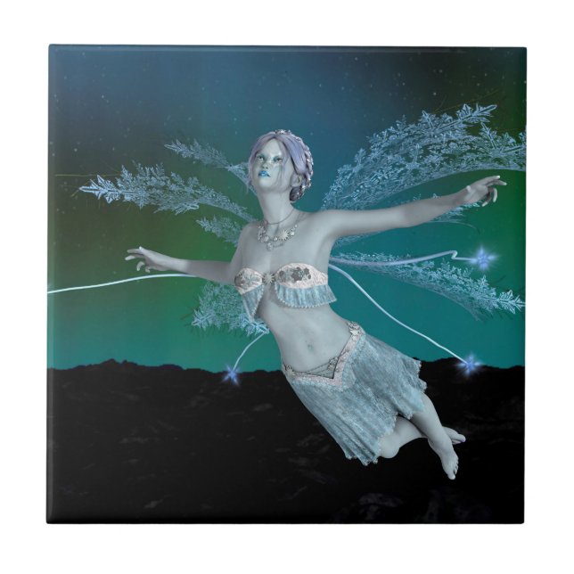 Winter Fairy Kakelplatta (Framsidan)