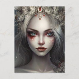 Winter Fairy Queen Vykort