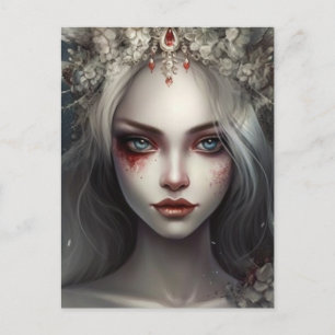 Winter Fairy Queen Vykort