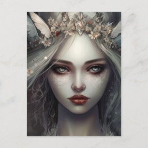 Winter Fairy Queen Vykort