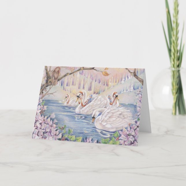 Winter Fairyland Card Helgkort (Framsida)