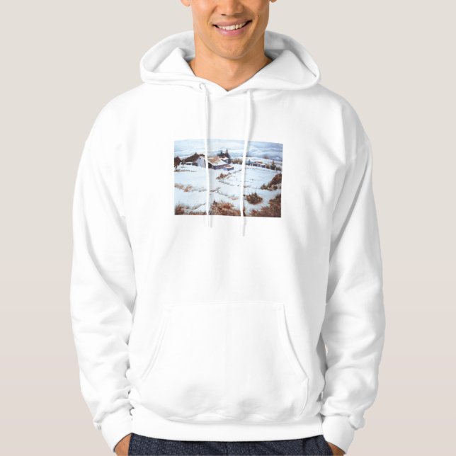 Winter Fält Sweat-Shirt Hoodie (Framsida)