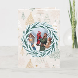 Winter Family Moments – Snowy Invitation Card" Kort