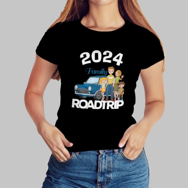 Winter Family Road Resa 2024, Family Helgdag resa T Shirt (Family Time together)