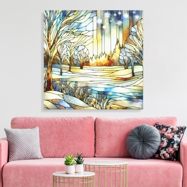 Winter Fantasy Canvas Art (Insitu (Vardagsrum))